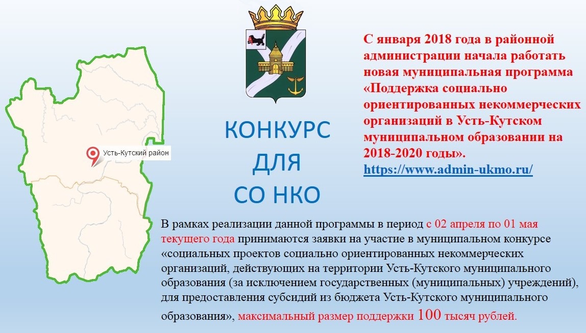 Конкурс социальных проектов социально ориентированных некоммерческих организаций