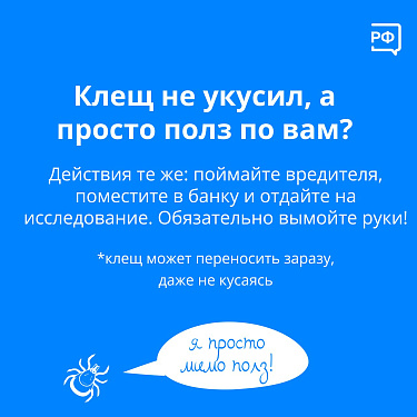 Осторожно! Клещ!