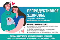 Диспансеризация по оценке репродуктивного здоровья
