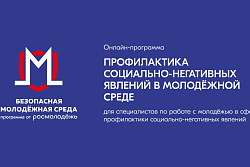 Онлайн-программа по профилактике социально негативных явлений в молодежной среде