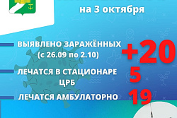 За неделю в Усть-Кутском районе выявлено 20 новых случаев коронавируса