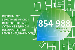 Оценены все земельные участки Иркутской области, учтенные в реестре недвижимости 