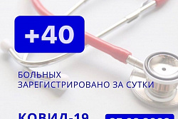 За сутки в Усть-Кутском районе выявлено 40 новых случаев коронавируса.