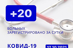 За сутки в Усть-Кутском районе выявлено 20 новых случаев коронавируса.
