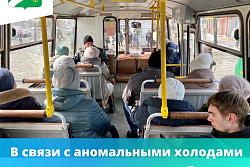 Из-за сильных морозов временно приостановлены автобусные маршруты №103 и №106