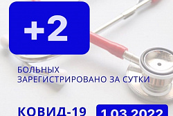 За сутки в Усть-Кутском районе выявлено 2 новых случая коронавируса.