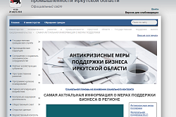 Для предпринимателей Иркутской области подготовлен полный перечень мер поддержки бизнеса