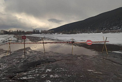 Все ледовые переправы на территории Усть-Кутского района закрыты