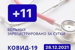 За сутки в Усть-Кутском районе выявлено 11 новых случаев коронавируса.