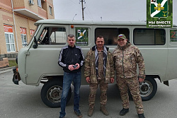 Из Усть-Кута в зону СВО доставлен автомобиль УАЗ «буханка»