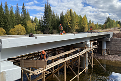 Капитальный ремонт моста через р. Каймоновка планируют завершить в конце ноября