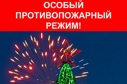 Особый противопожарный режим установлен на территории Иркутской области в период новогодних и рождественских праздников