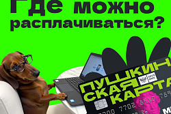 Где можно расплачиваться Пушкинской картой 